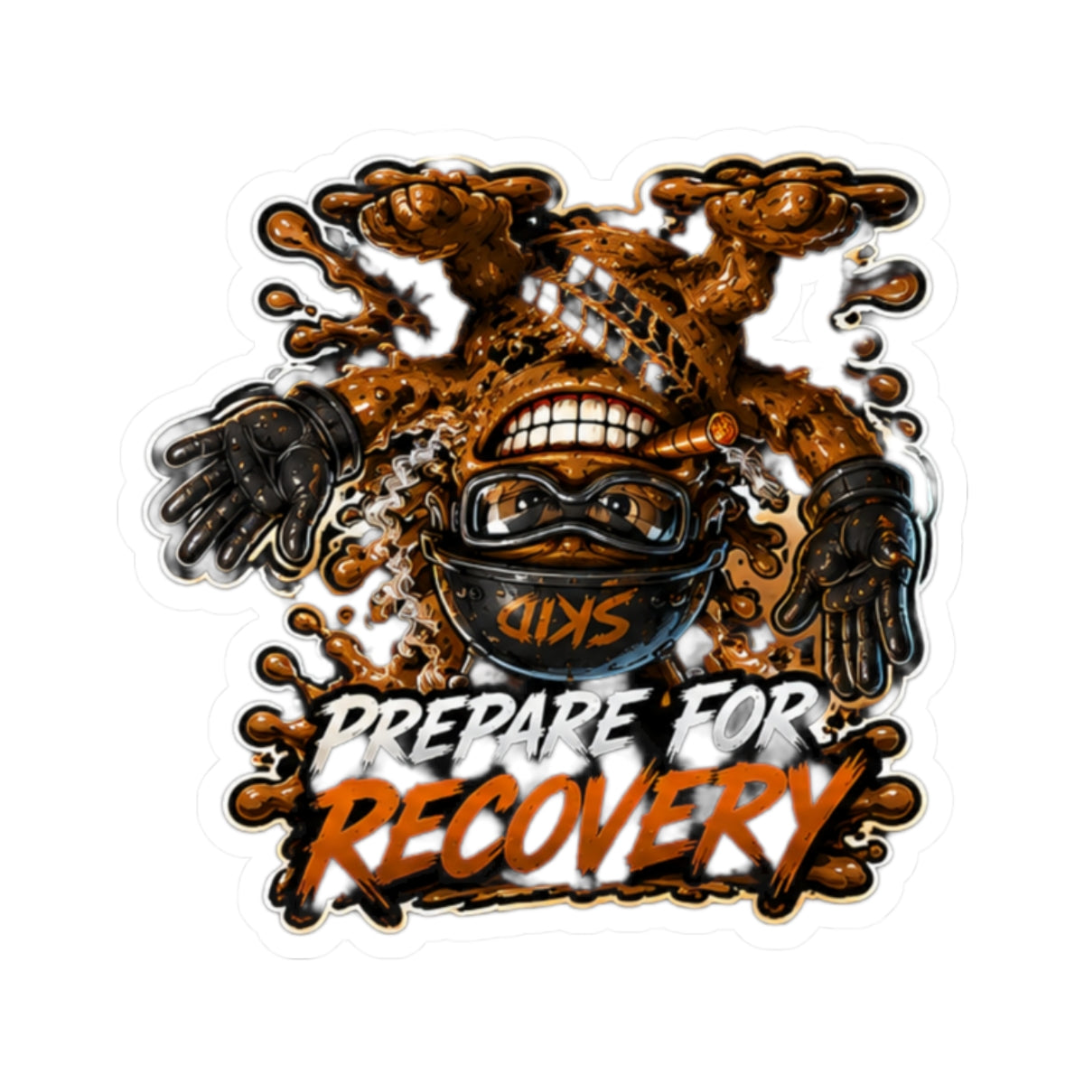 Prepare for Recovery SKID Sticker — Kiss-Cut Vinyl Decal