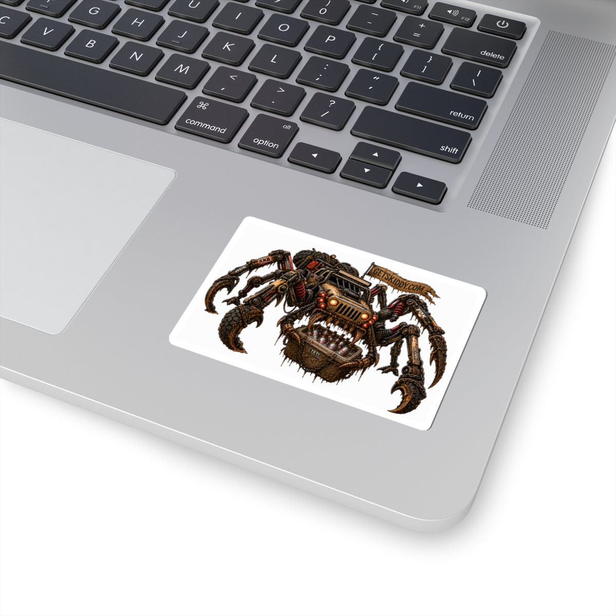 Cryptid Spider GET SKIDDY-Kiss-Cut Sticker