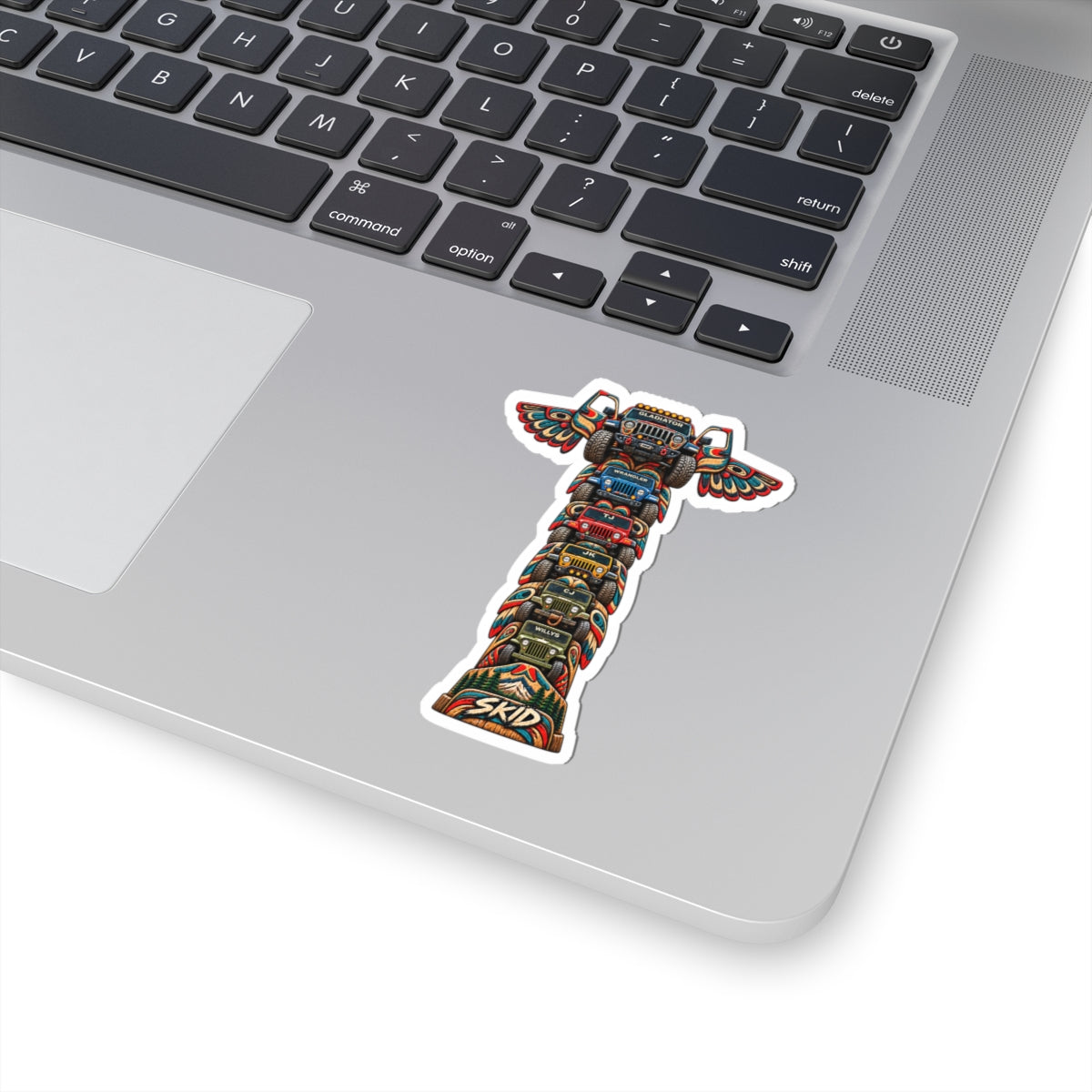 Jeep Totem Kiss-Cut Sticker – Colorful Off-Road "JEEP LINEAGE TOTEM"