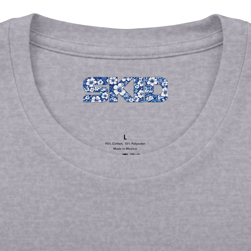 Floral Jeep Graphic Tee – Blue Flower Off-Road Truck T-Shirt