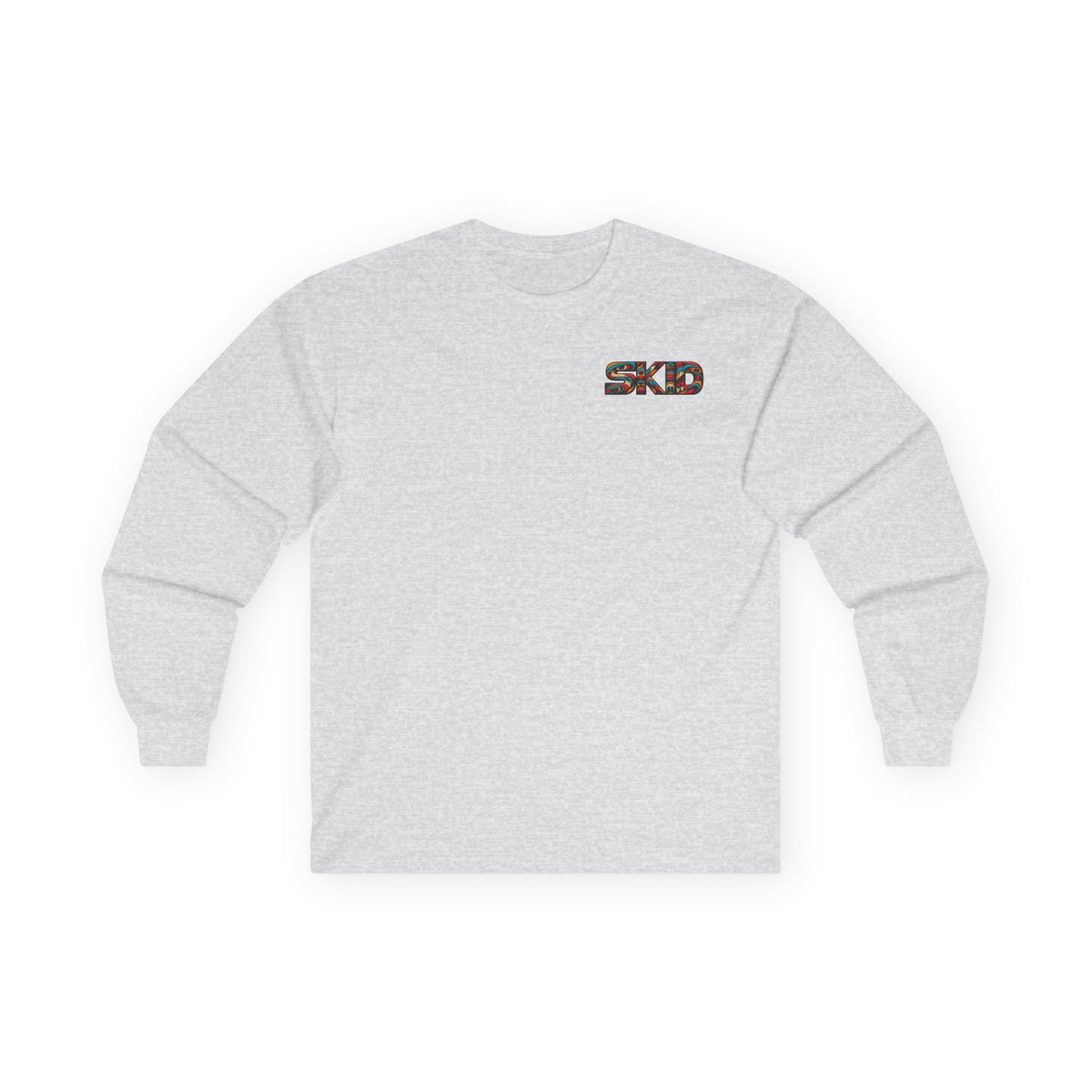 Long Sleeve Tee — Colorful "JEEP LINEAGE TOTEM" Graphic ("SKD")