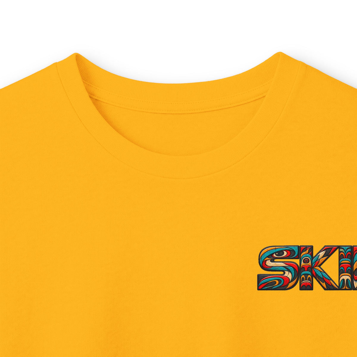 Long Sleeve Tee — Colorful "JEEP LINEAGE TOTEM" Graphic ("SKD")