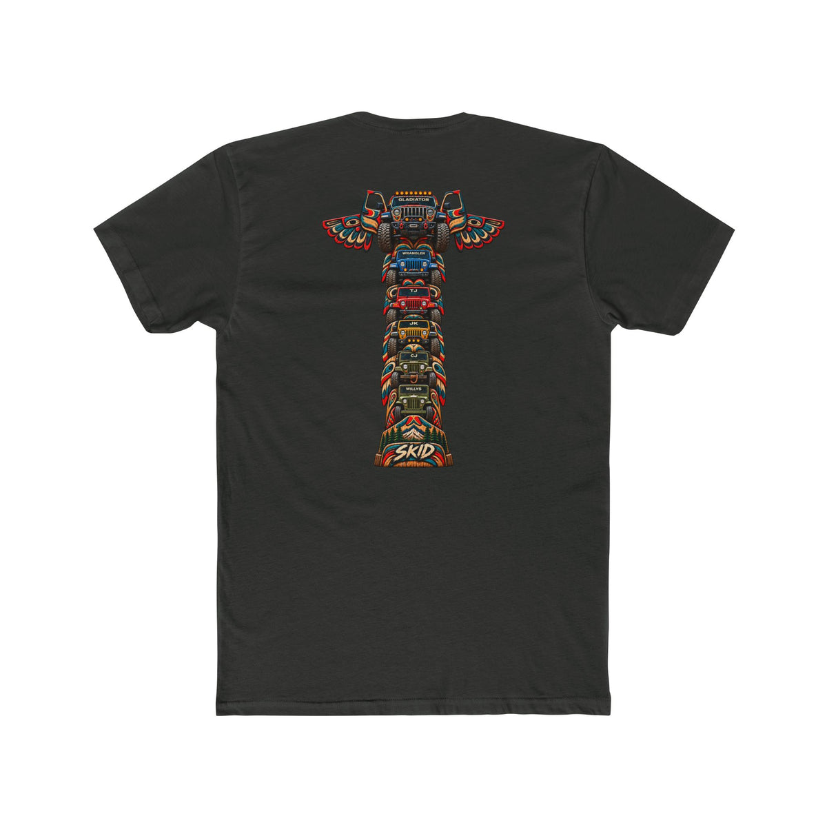 "JEEP Lineage TOTEM" – SKID, Pacific Northwest Inspired Graphic Crew Shirt