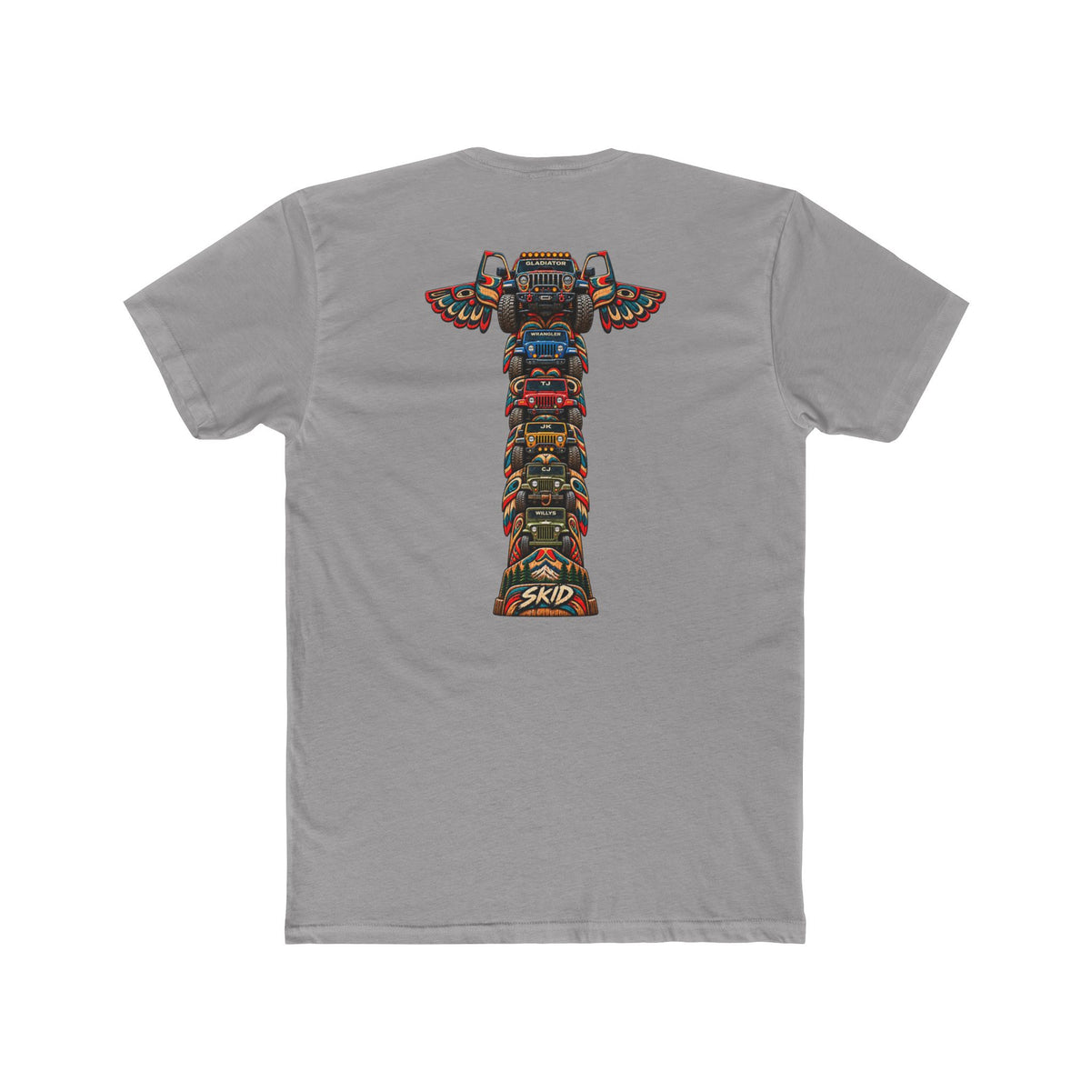 "JEEP Lineage TOTEM" – SKID, Pacific Northwest Inspired Graphic Crew Shirt