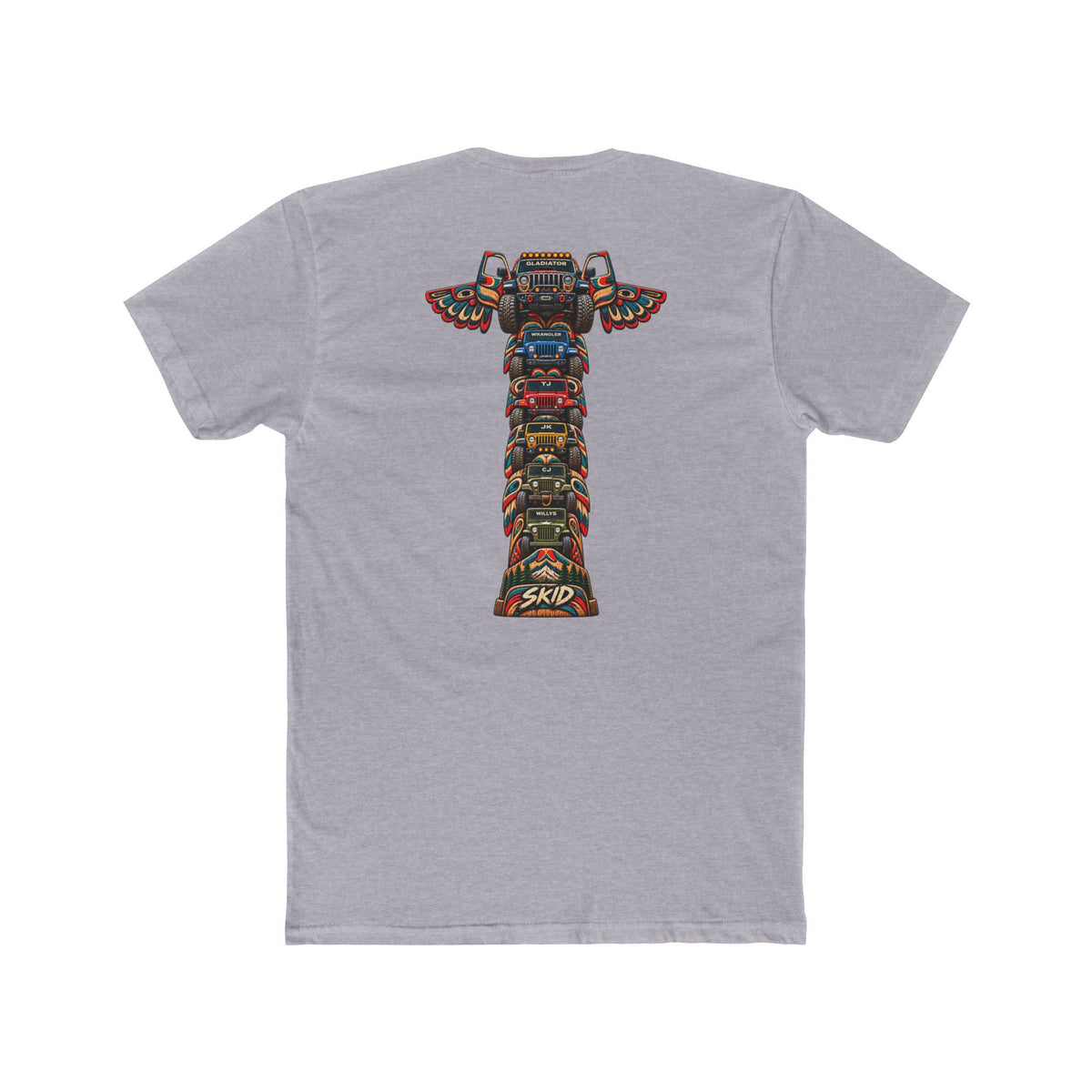 "JEEP Lineage TOTEM" – SKID, Pacific Northwest Inspired Graphic Crew Shirt