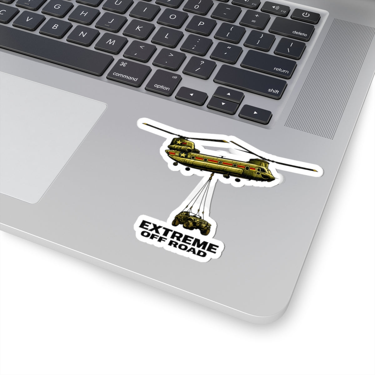 Extreme Off Road Helicopter Sticker — Military Chinook Vehicle Rescue Decal