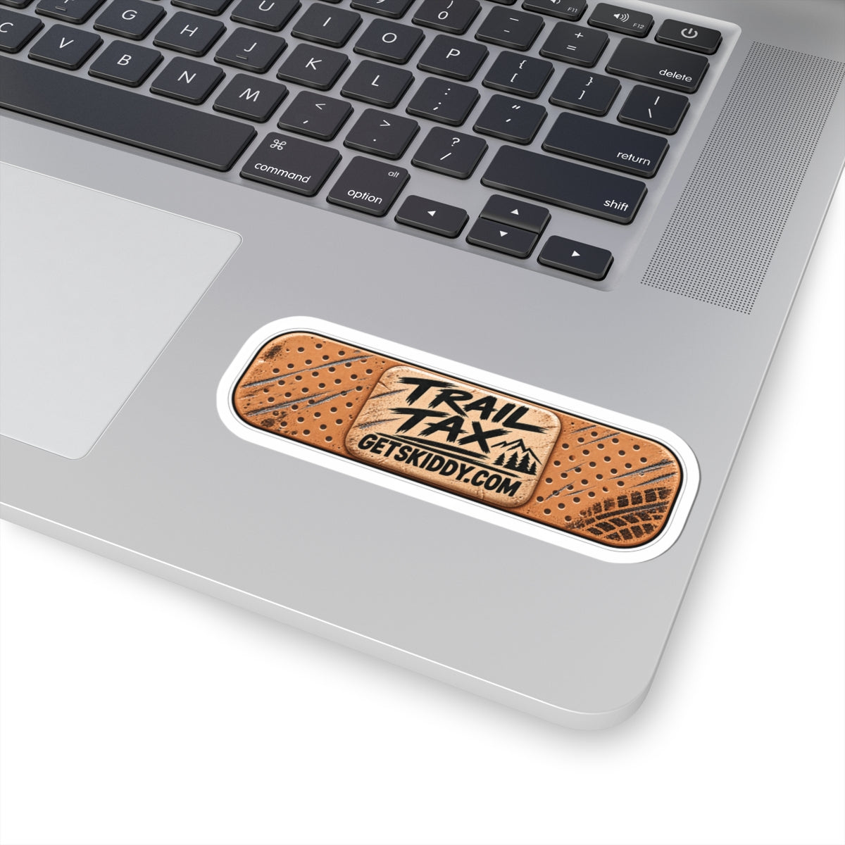 Trail Tax Bandage Sticker — 'Trail Tax' Getskiddy.com Off-Road Vinyl Kiss-Cut