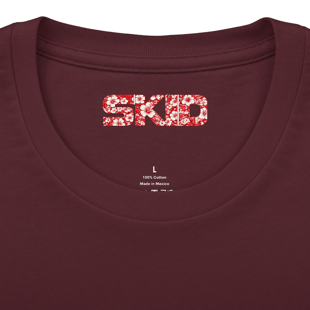 Floral Jeep Graphic Tee - Red Hawaiian Cruiser T-Shirt