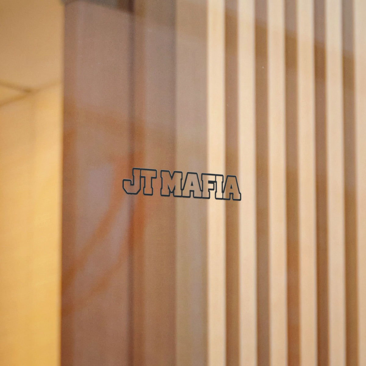 JT MAFIA Clear/Black Border -Transfer sticker