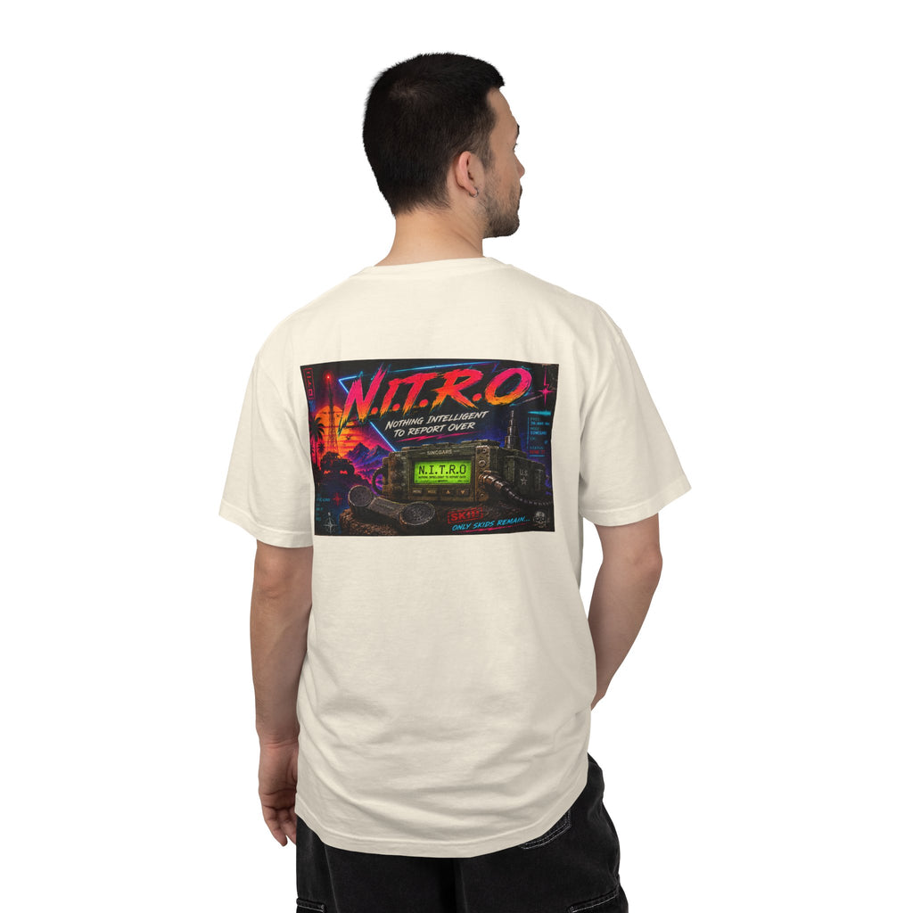 Retro N.I.T.R.O. T-Shirt — Neon Skid Graphic Tee