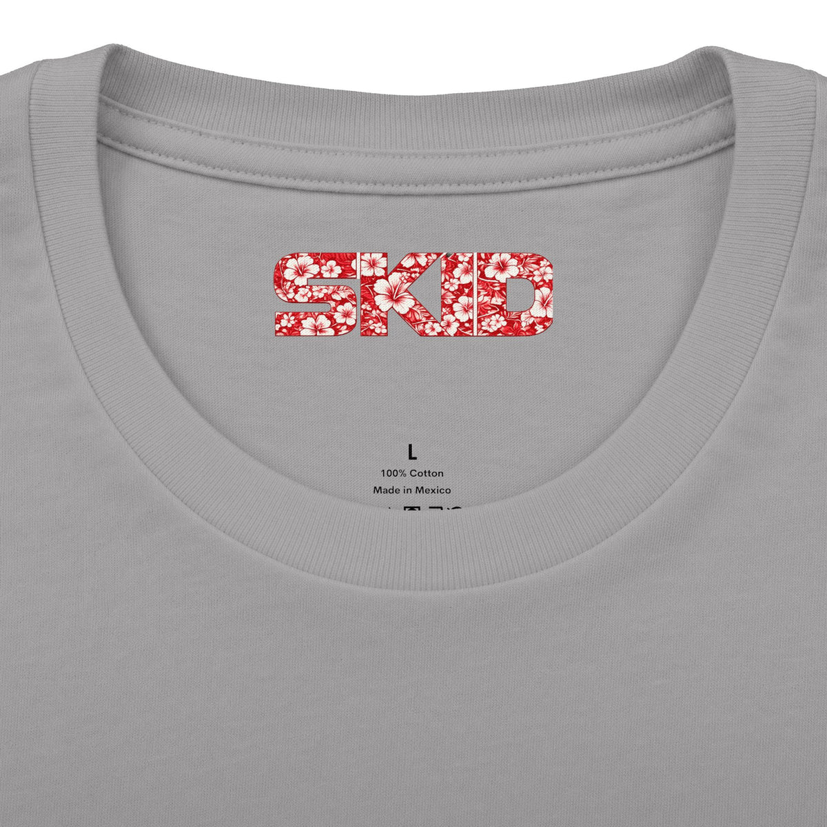 Floral Jeep Graphic Tee - Red Hawaiian Cruiser T-Shirt