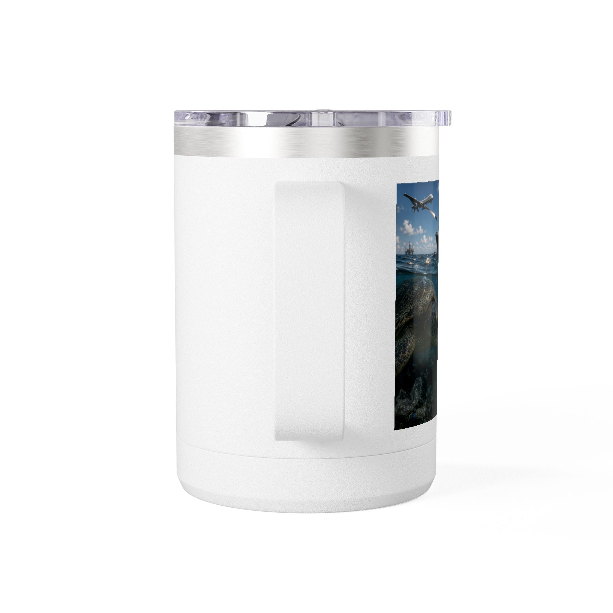 Silver Lining - Turtle - 15oz Insulated Coffee Tumbler
