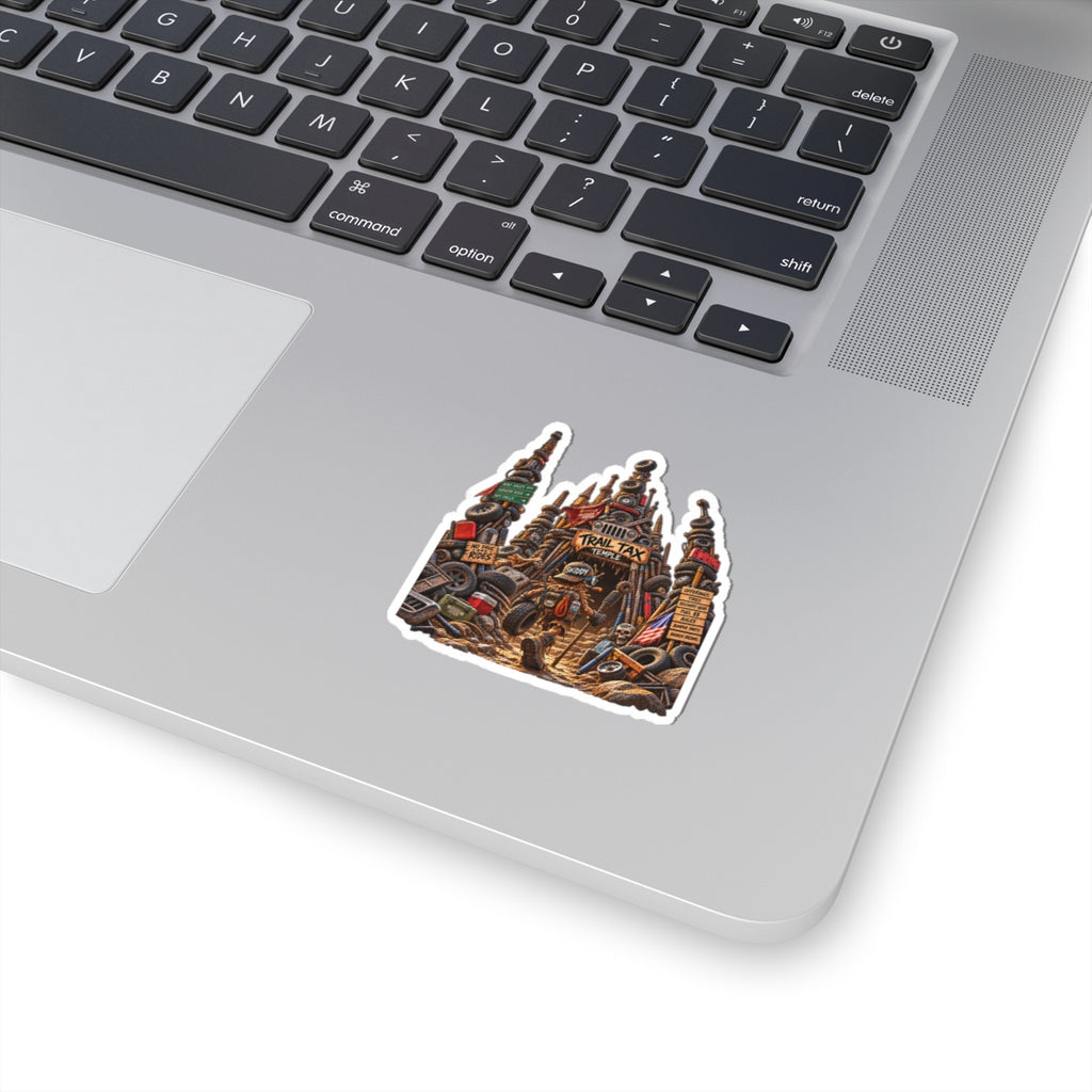 Trail Tax Temple Sticker — Adventure Offroad Junkyard Decal