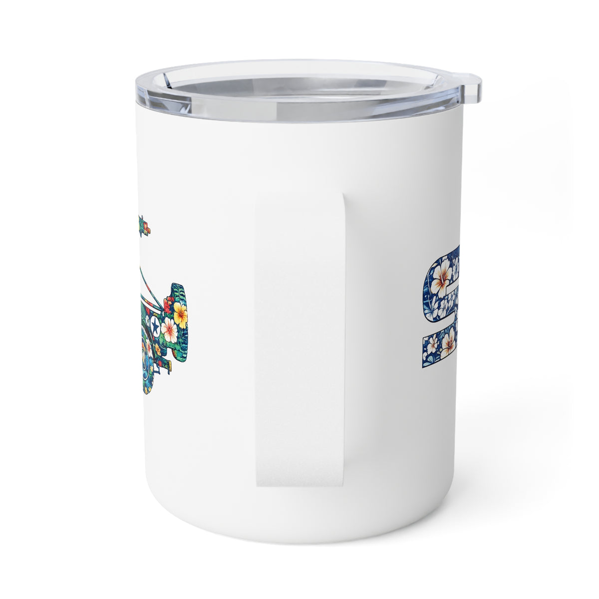 Floral Jeep 10oz Insulated Coffee Mug – Vintage Floral "OG JEEP"