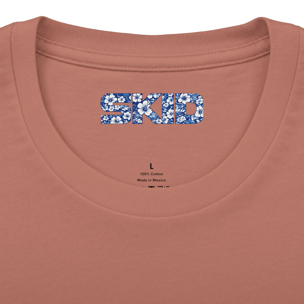 Floral Jeep Graphic Tee – Blue Flower Off-Road Truck T-Shirt