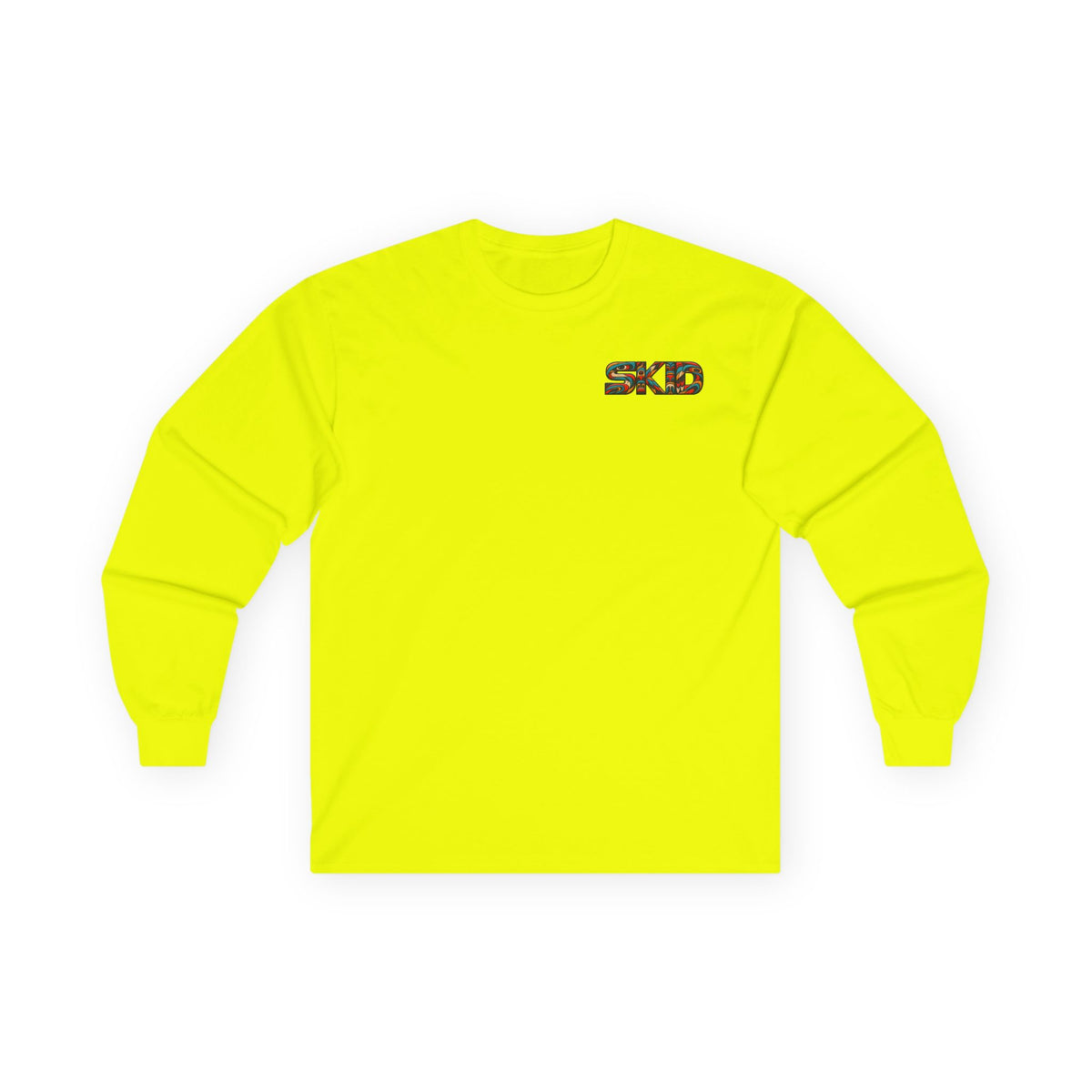 Long Sleeve Tee — Colorful "JEEP LINEAGE TOTEM" Graphic ("SKD")