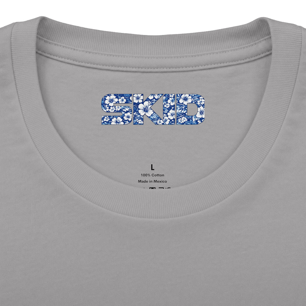 Floral Jeep Graphic Tee – Blue Flower Off-Road Truck T-Shirt