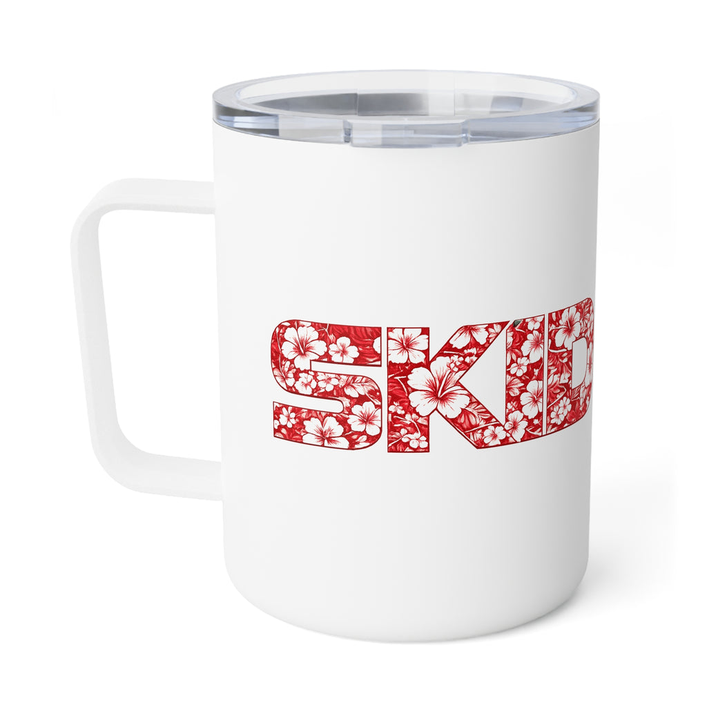 10oz Insulated Mug — Floral RED "OG JEEP" Design
