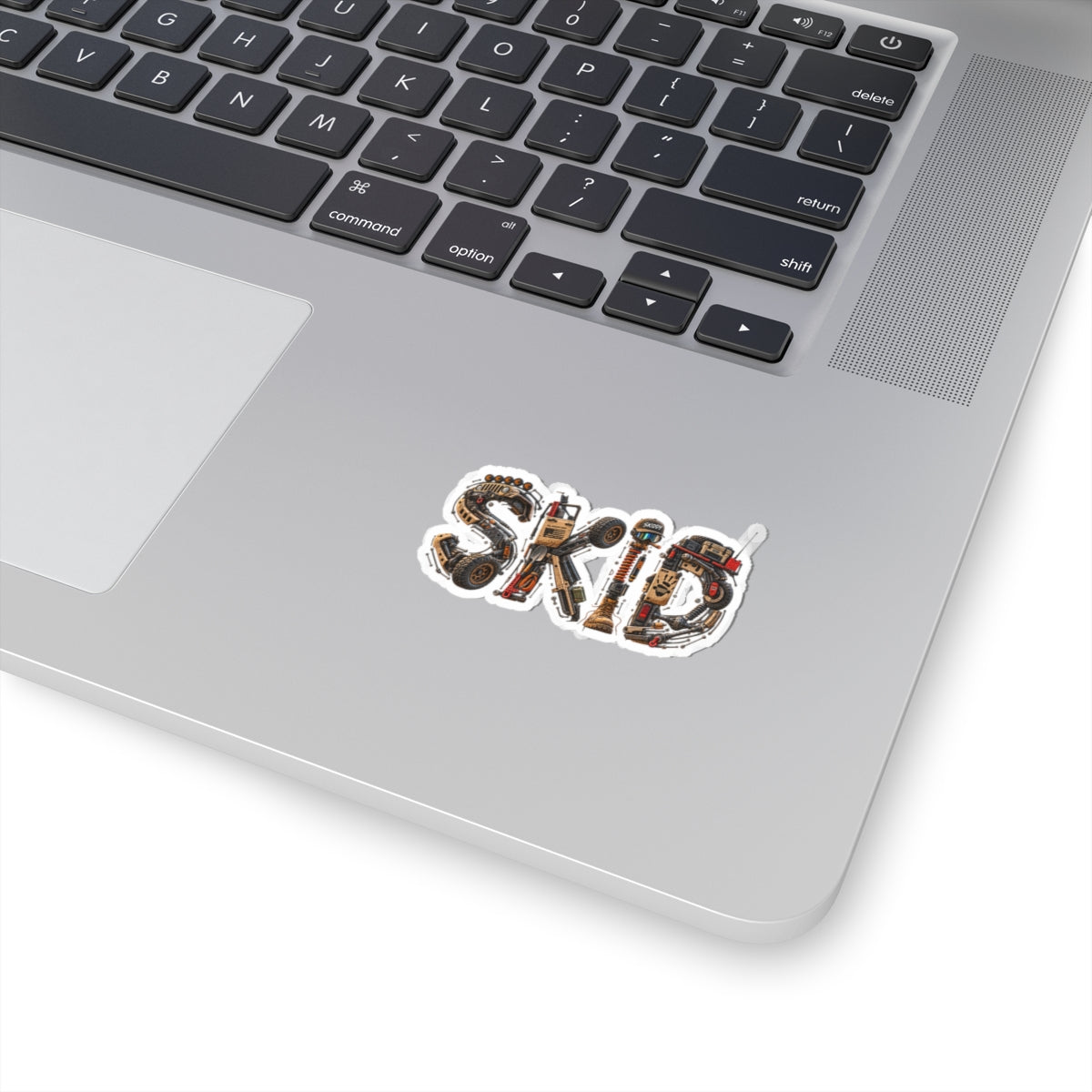 Skid Mechanic-Tool Kiss-Cut Sticker — Automotive Gear Decal for Laptops, Trucks & Toolboxes