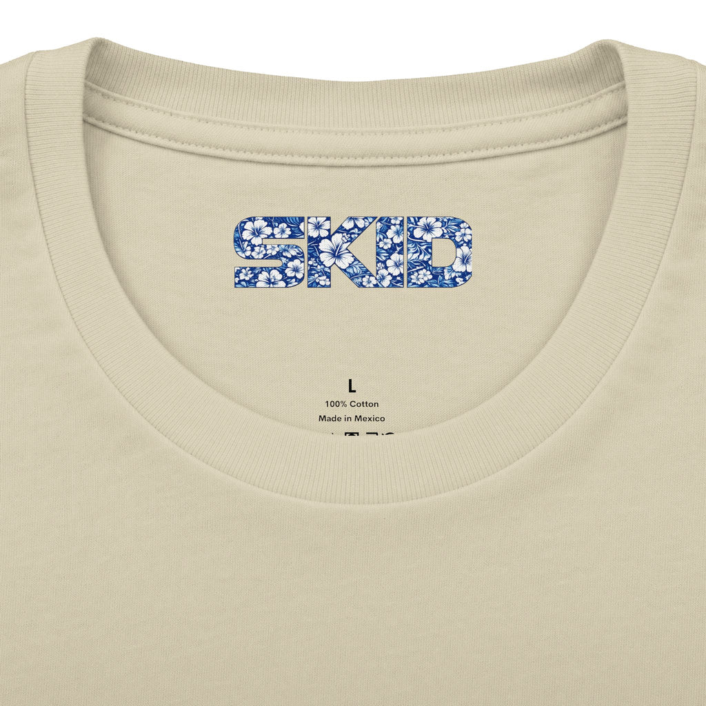 Floral Jeep Graphic Tee – Blue Flower Off-Road Truck T-Shirt