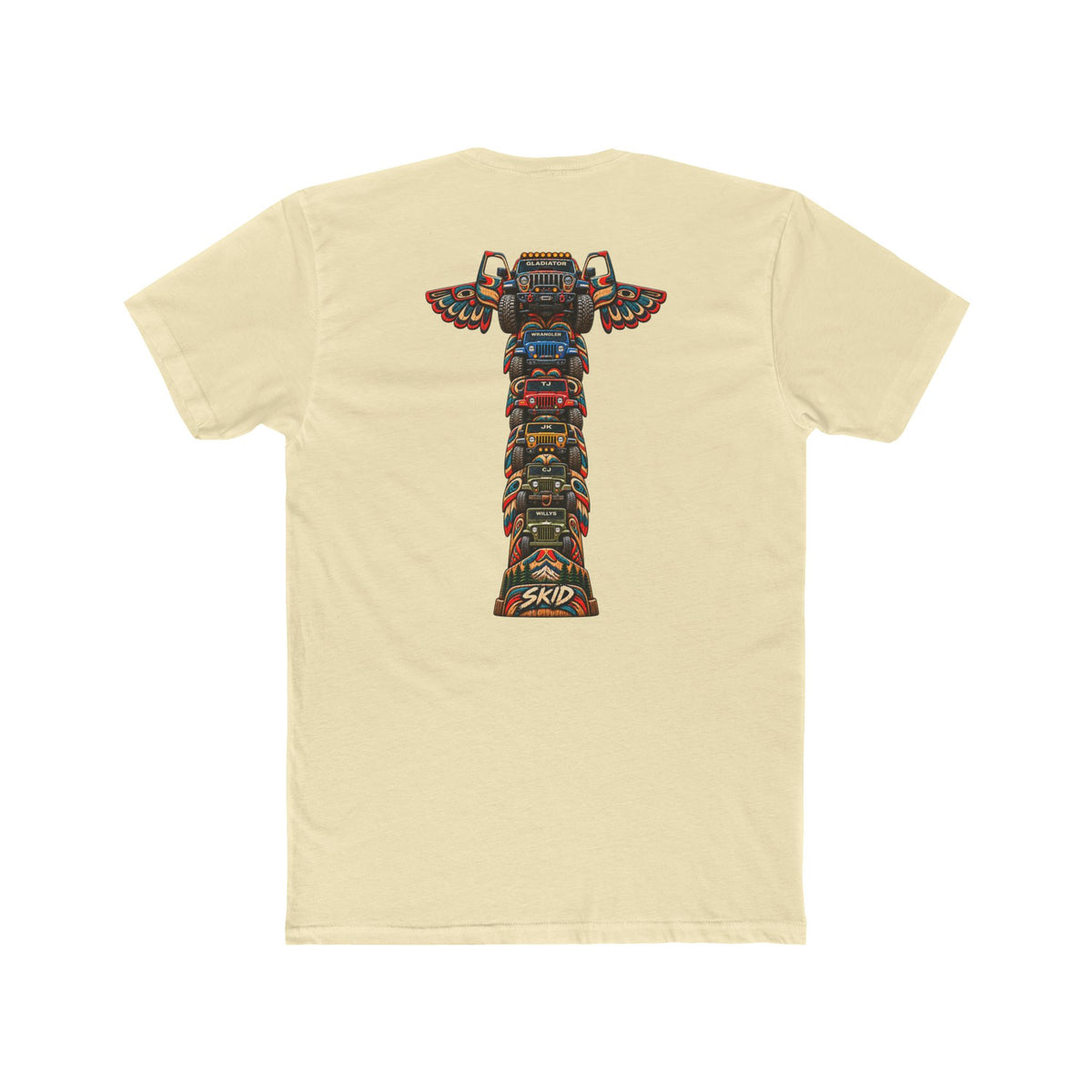"JEEP Lineage TOTEM" – SKID, Pacific Northwest Inspired Graphic Crew Shirt