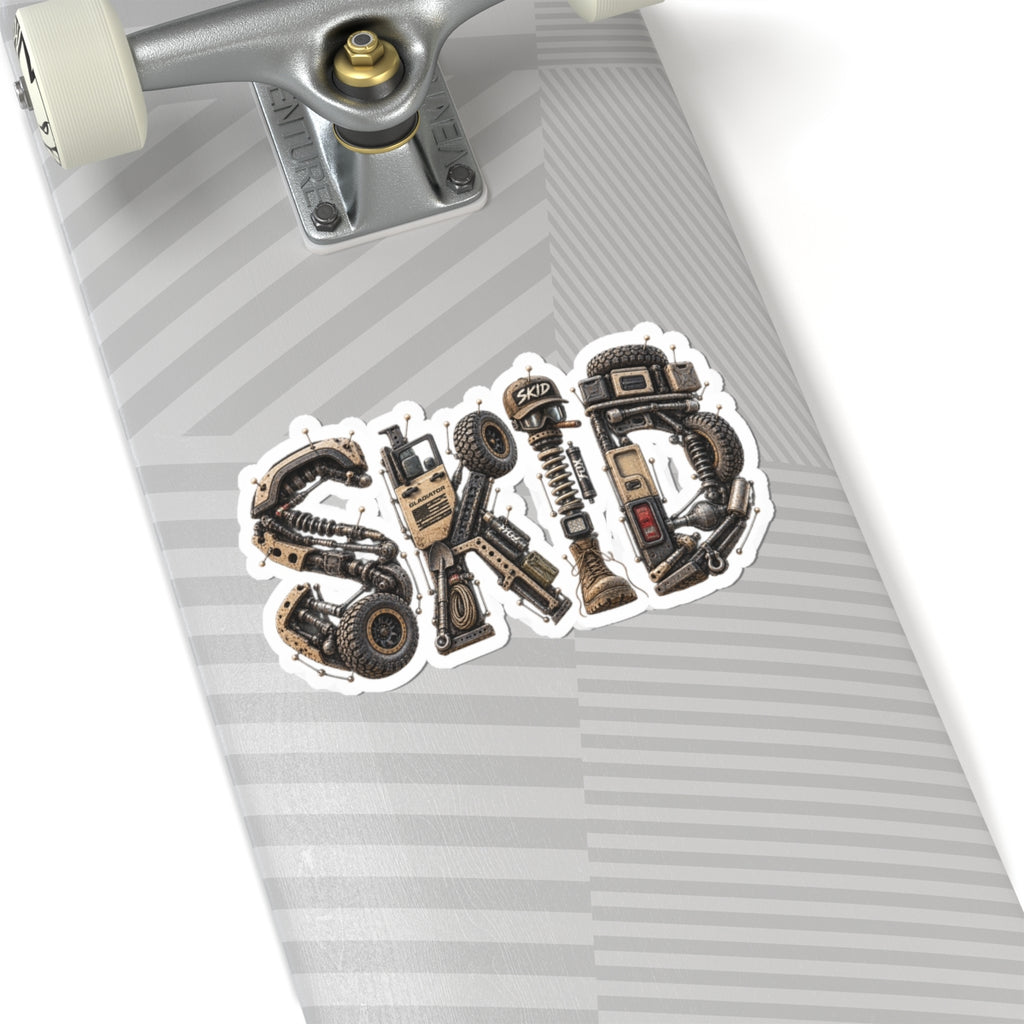 Skid Mechanic Gear Kiss-Cut Sticker