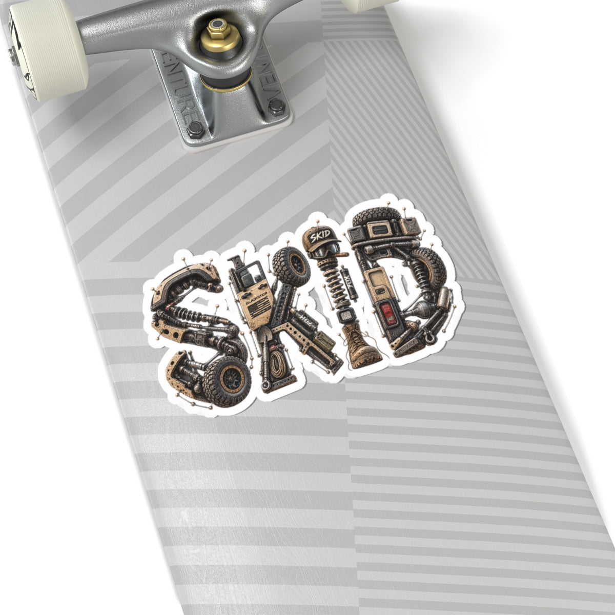 Skid Mechanic Gear Kiss-Cut Sticker