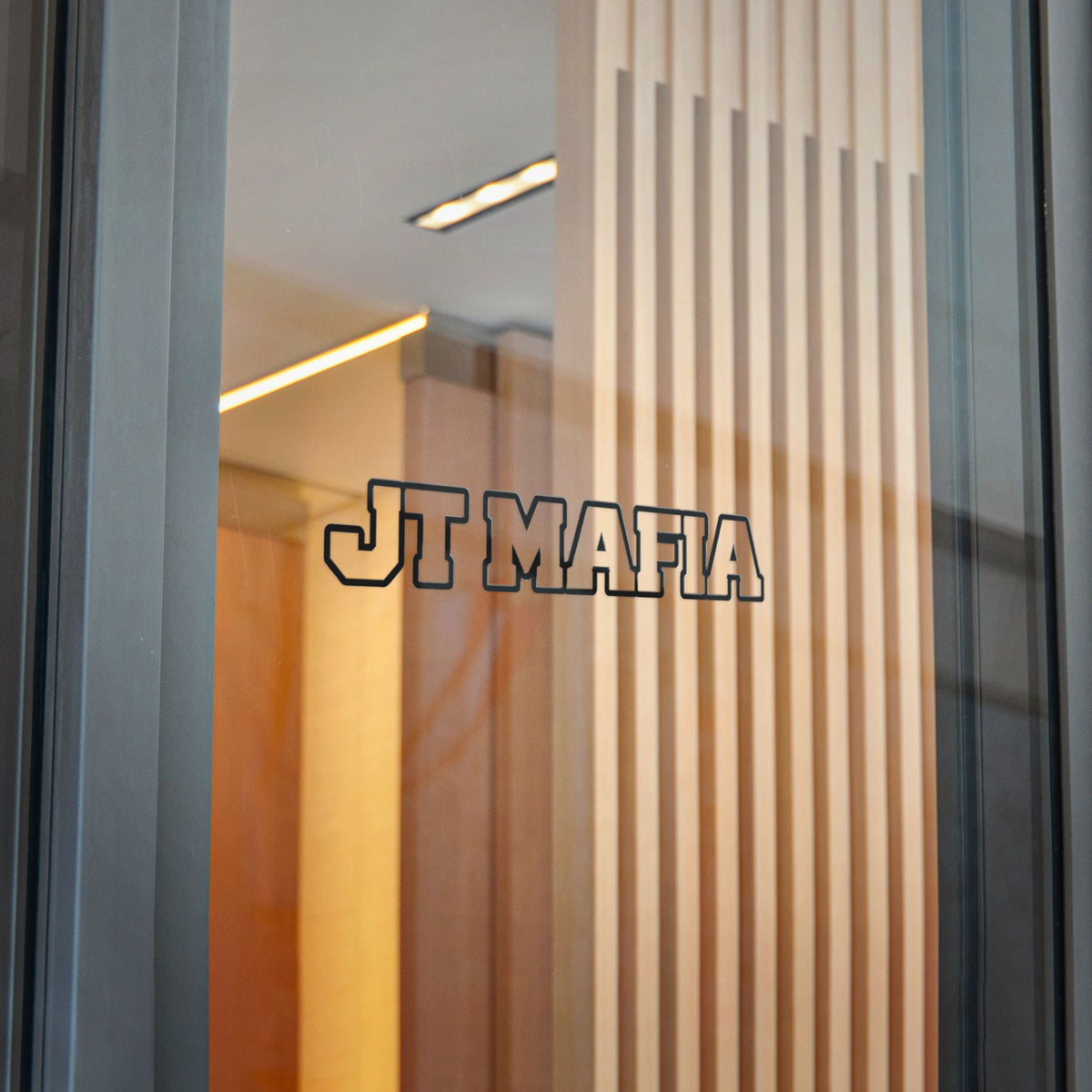 JT MAFIA Clear/Black Border -Transfer sticker