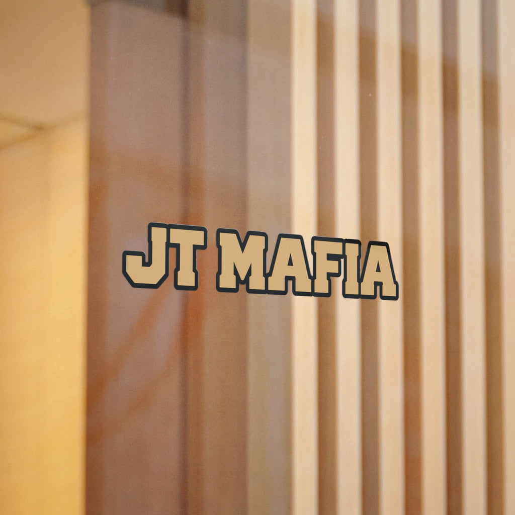 JT Mafia Gold Logo Sticker