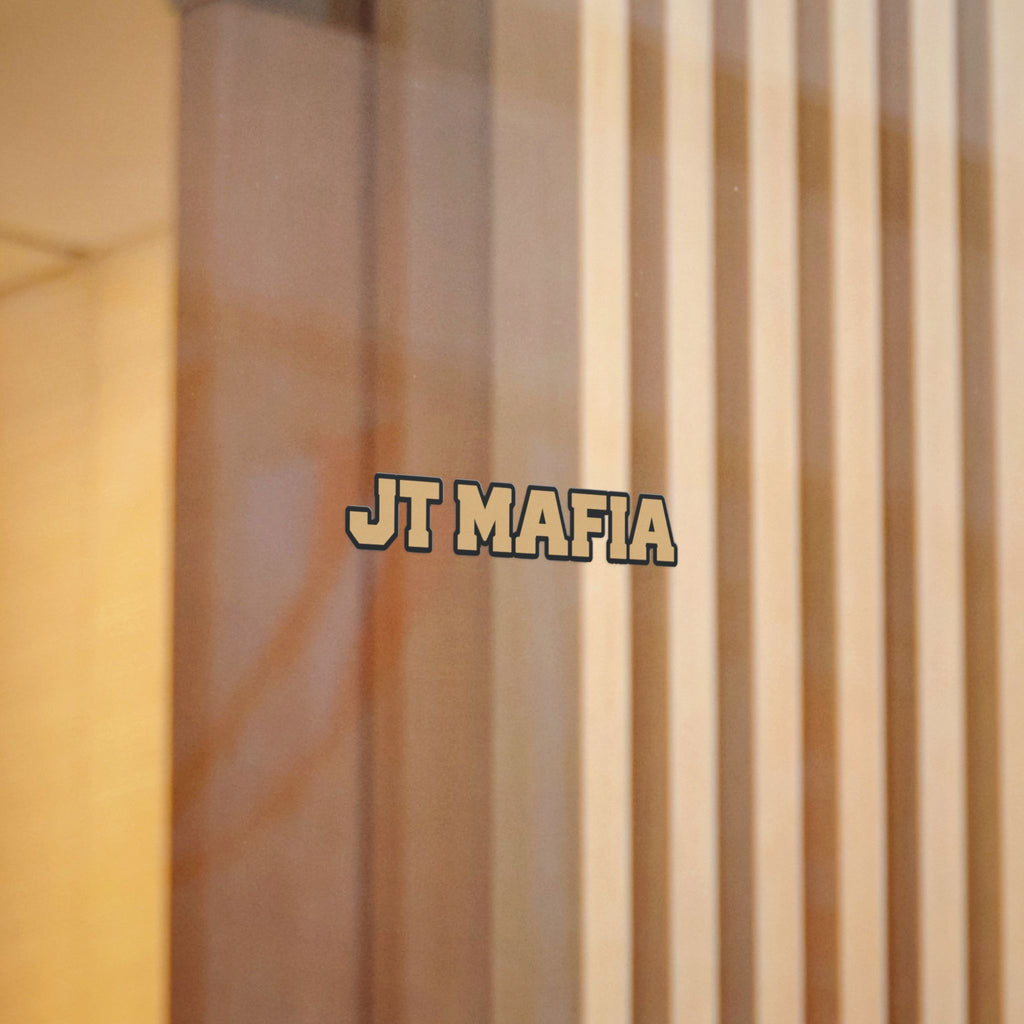 JT Mafia Gold Logo Sticker