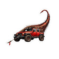Jeep Wrangler Off-Road Sticker — Red 4x4 Adventure Kiss-Cut Decal