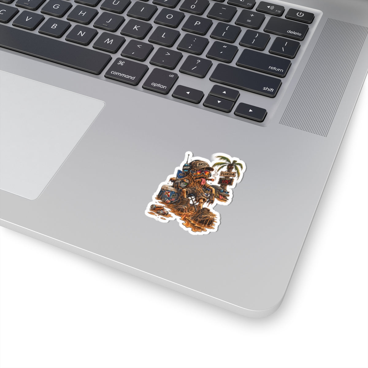 Florida Heatwave Beach SKID Kiss-Cut Sticker