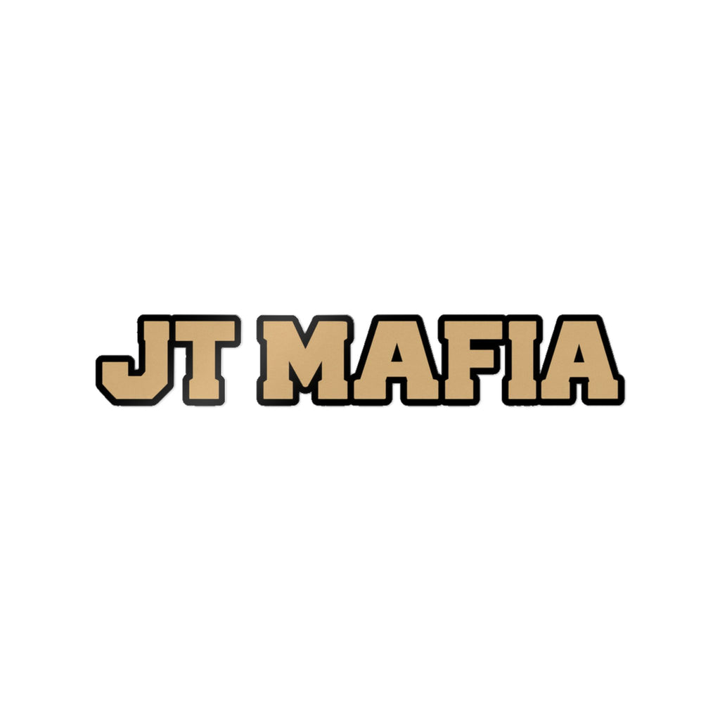 JT Mafia Gold Logo Sticker