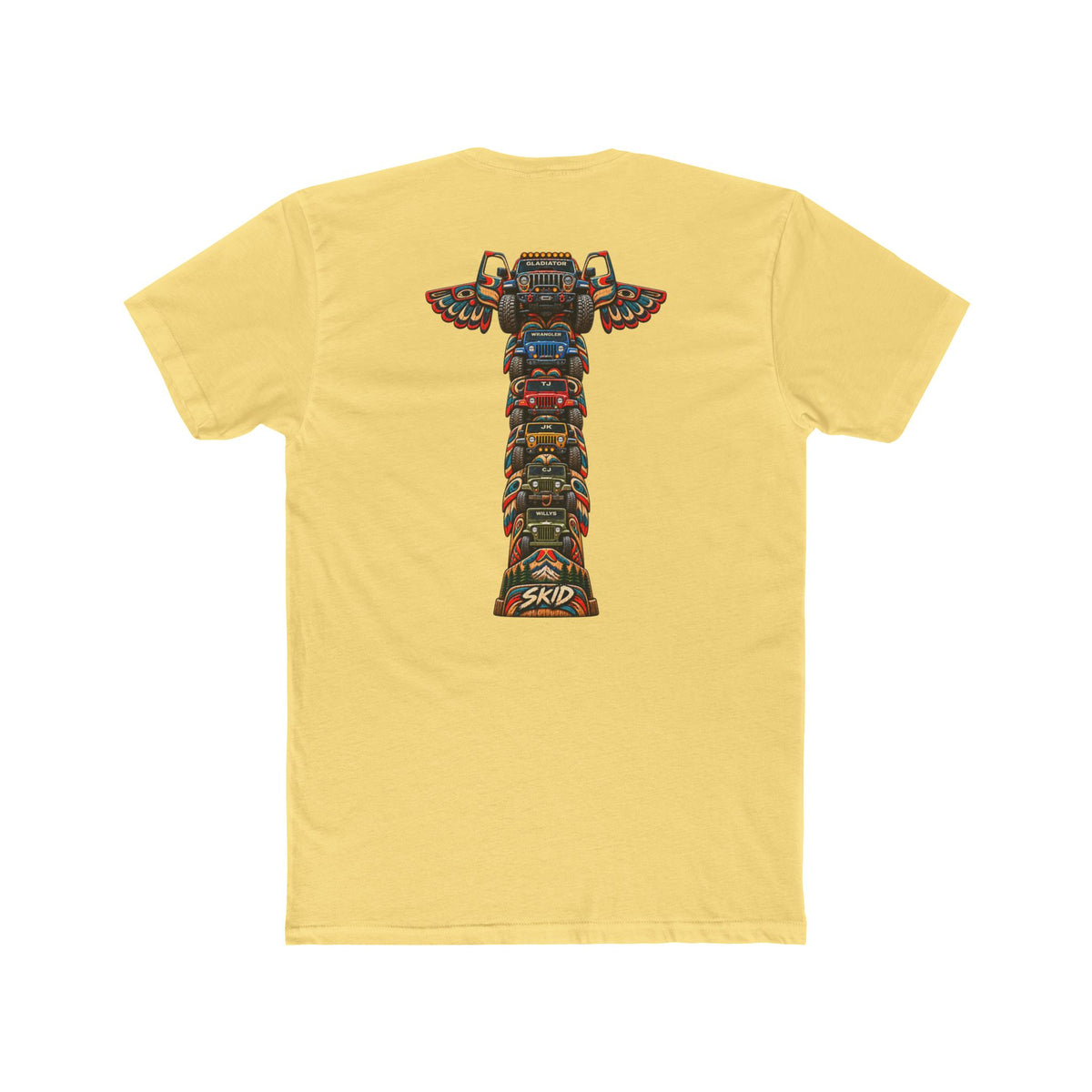 "JEEP Lineage TOTEM" – SKID, Pacific Northwest Inspired Graphic Crew Shirt