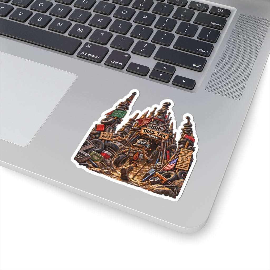 Trail Tax Temple Sticker — Adventure Offroad Junkyard Decal