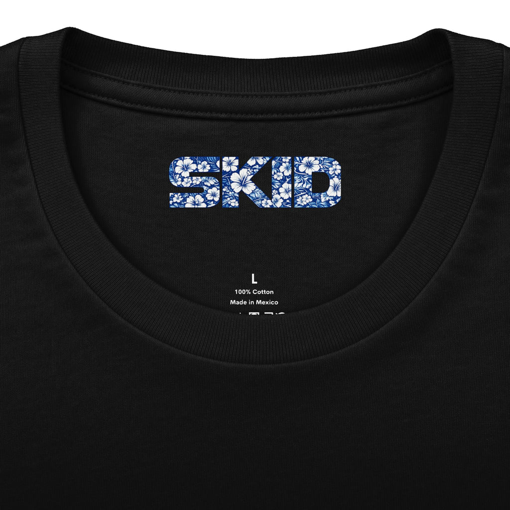 Floral Jeep Graphic Tee – Blue Flower Off-Road Truck T-Shirt