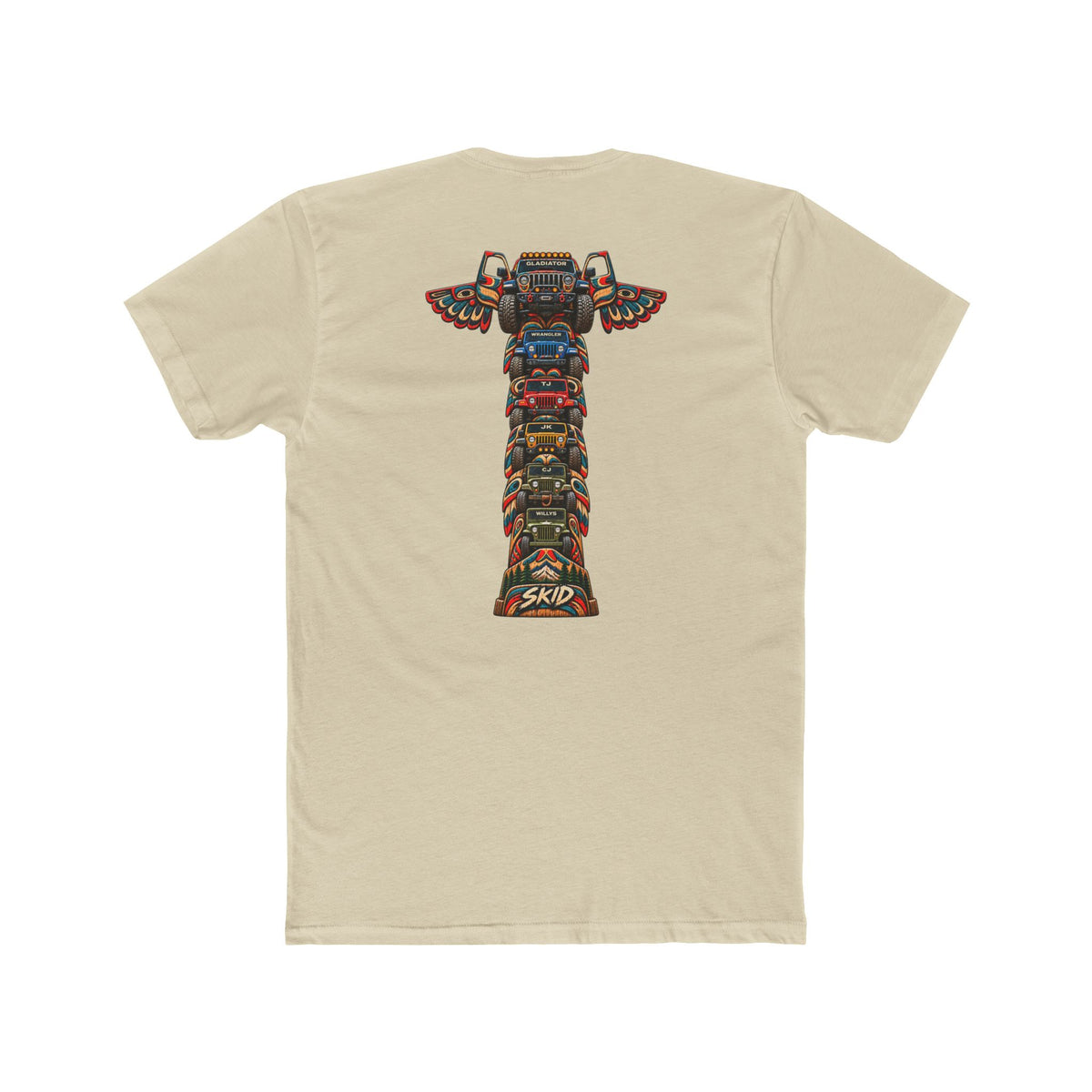 "JEEP Lineage TOTEM" – SKID, Pacific Northwest Inspired Graphic Crew Shirt