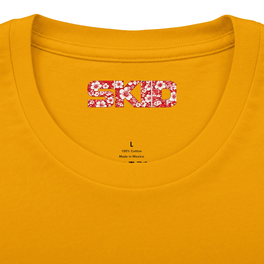 Floral Jeep Graphic Tee - Red Hawaiian Cruiser T-Shirt