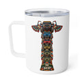 Tribal Eagle Insulated Coffee Mug — 10oz Travel Tumbler