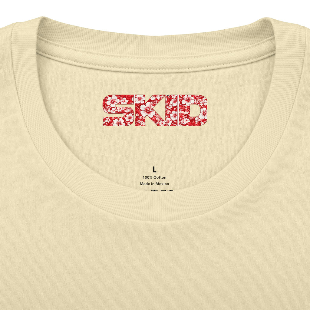 Floral Jeep Graphic Tee - Red Hawaiian Cruiser T-Shirt