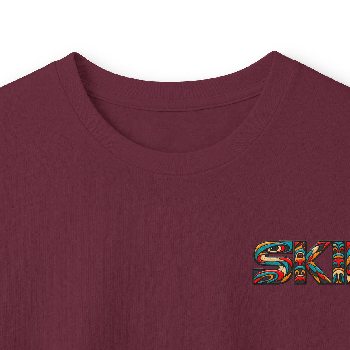 Long Sleeve Tee — Colorful "JEEP LINEAGE TOTEM" Graphic ("SKD")