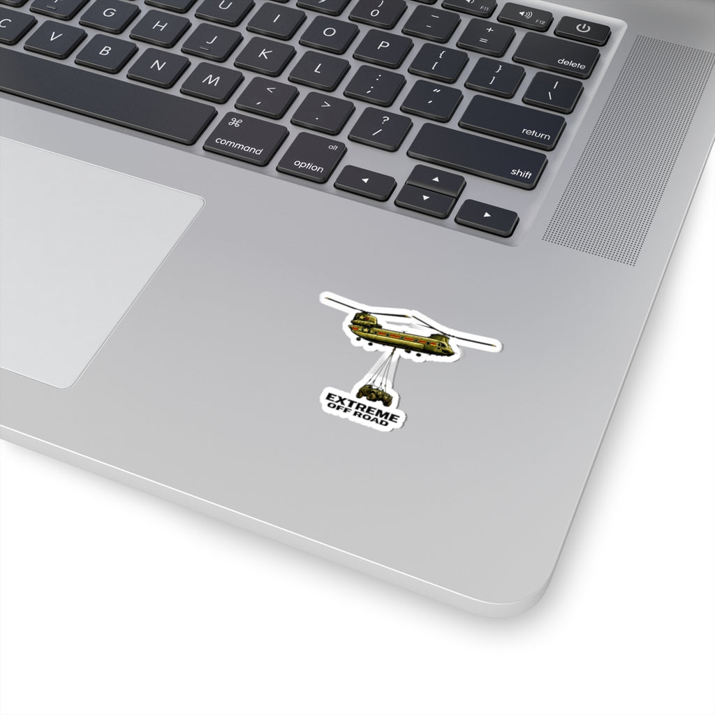 Extreme Off Road Helicopter Sticker — Military Chinook Vehicle Rescue Decal