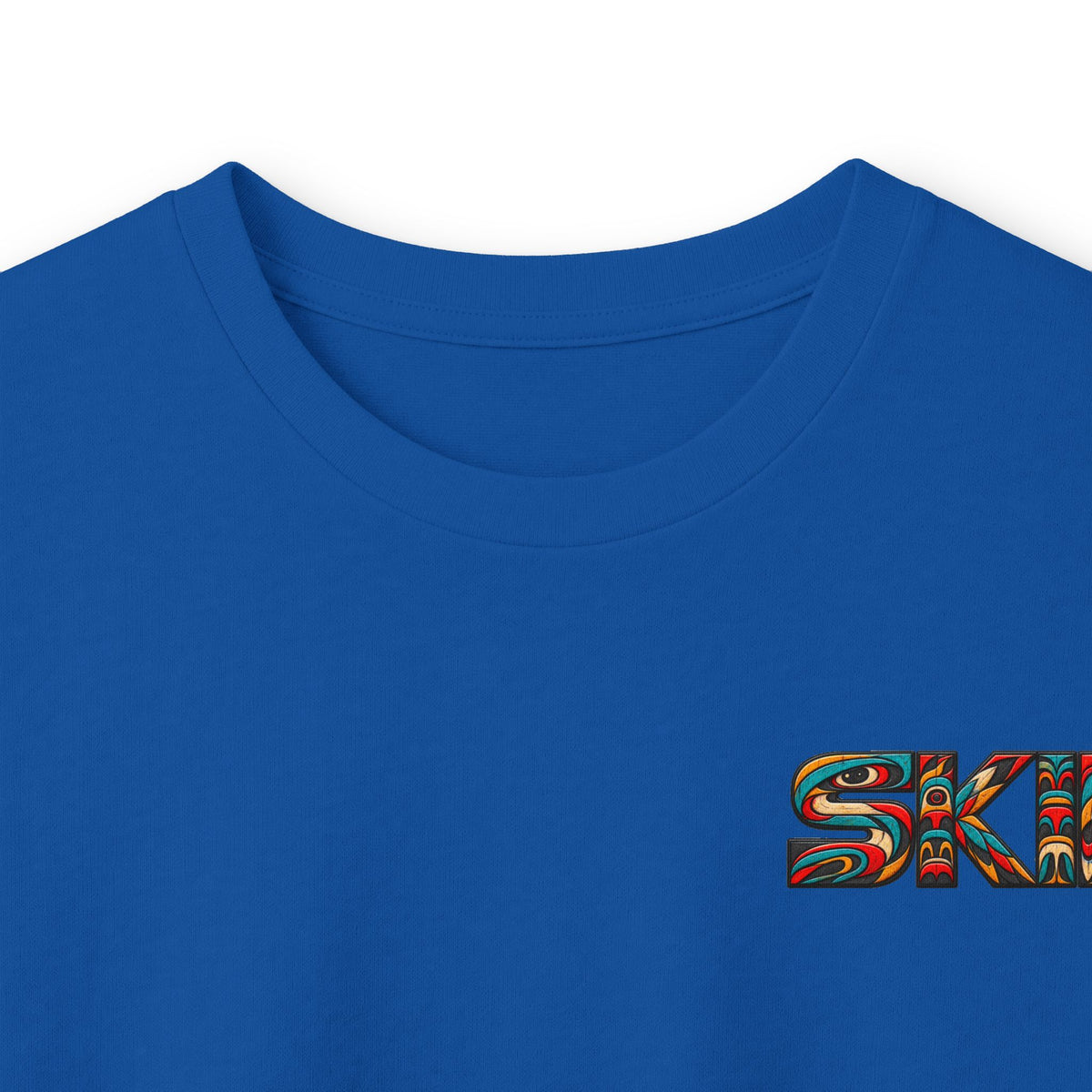 Long Sleeve Tee — Colorful "JEEP LINEAGE TOTEM" Graphic ("SKD")