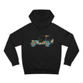 Floral Jeep Hoodie — Retro Flower Pattern Off‑Road Truck Sweatshirt