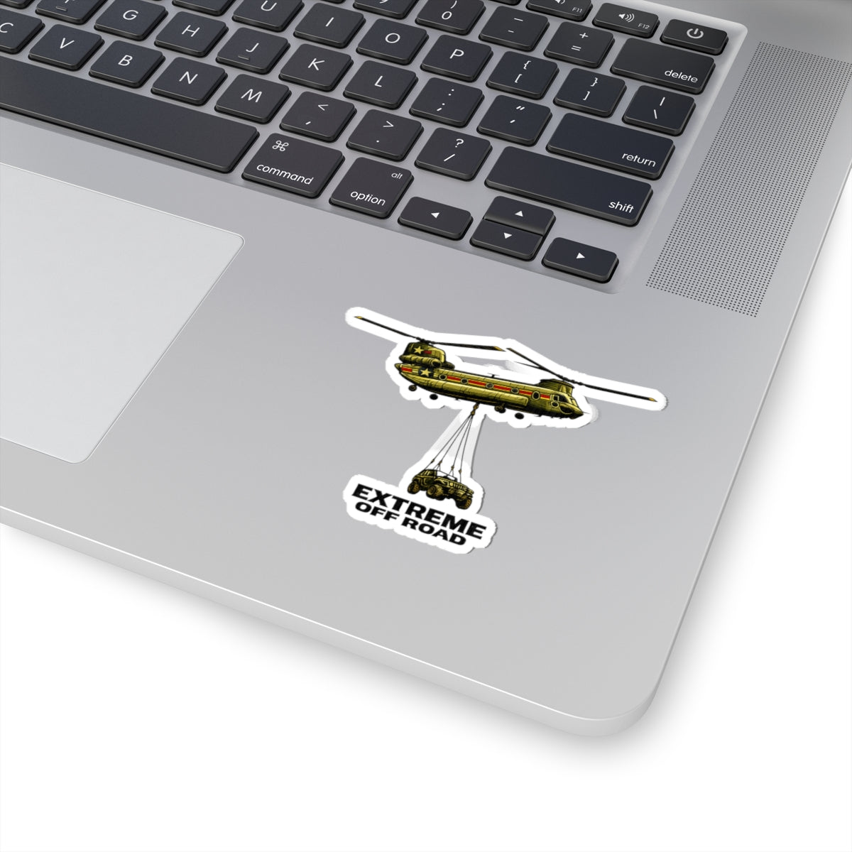 Extreme Off Road Helicopter Sticker — Military Chinook Vehicle Rescue Decal