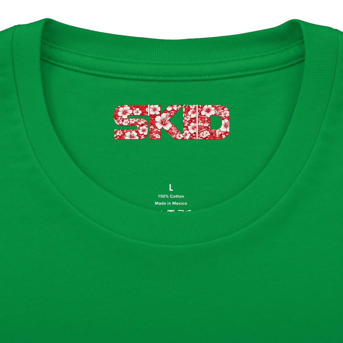 Floral Jeep Graphic Tee - Red Hawaiian Cruiser T-Shirt