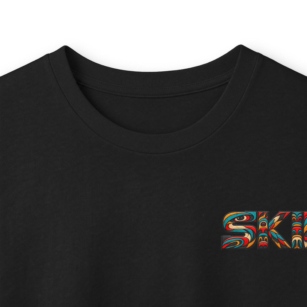 Long Sleeve Tee — Colorful "JEEP LINEAGE TOTEM" Graphic ("SKD")