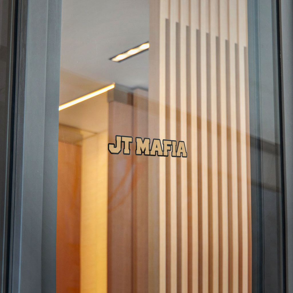 JT Mafia Gold Logo Sticker