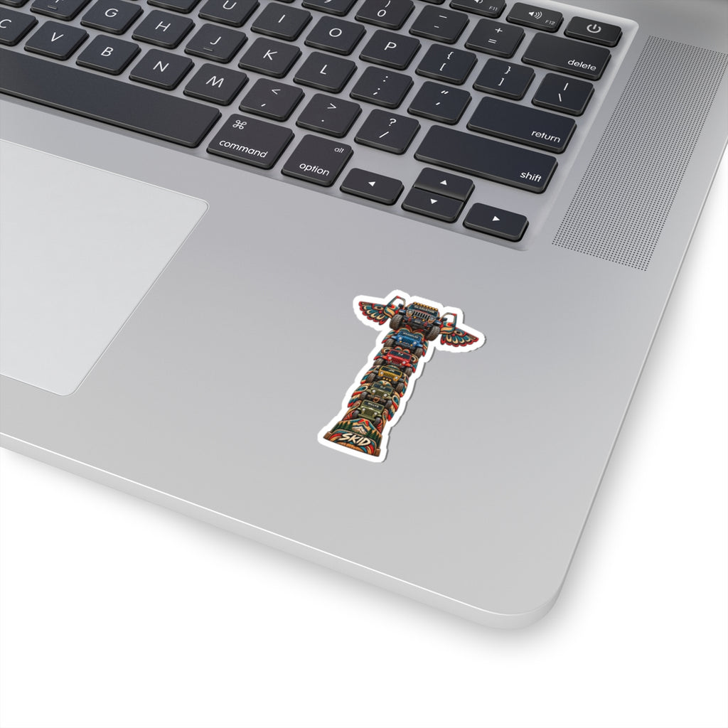 Jeep Totem Kiss-Cut Sticker – Colorful Off-Road "JEEP LINEAGE TOTEM"