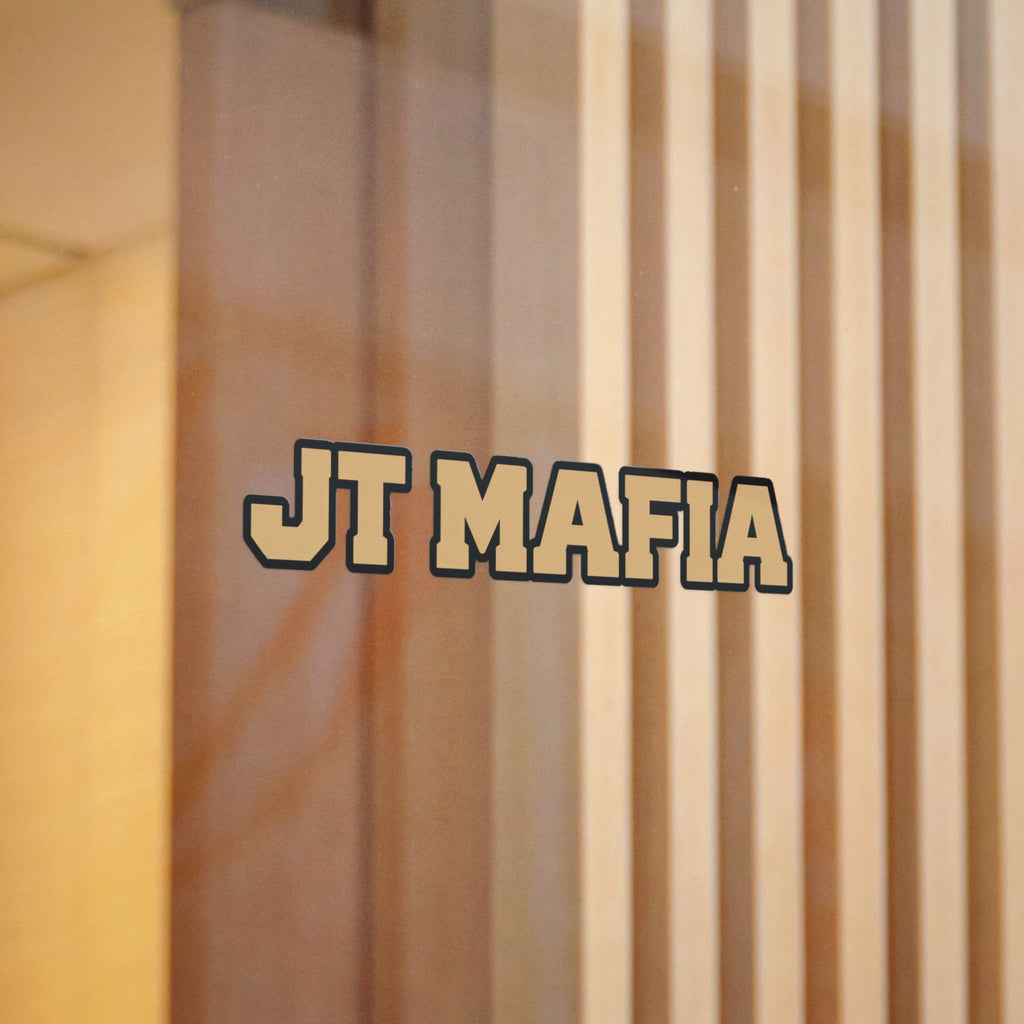 JT Mafia Gold Logo Sticker
